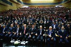 Cumhurbaşkanı Recep Tayyip Erdoğan ile Gençlik ve Spor Bakanı Akif Çağatay Kılıç, ATO Congresium'da düzenlenen Türkiye Pazarcılar, Meyveciler ve Sebzeciler Federasyonu Üyeleri ile toplantıya katıldı.