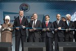 Cumhurbaşkanı Recep Tayyip Erdoğan ile Gençlik ve Spor Bakanı Akif Çağatay Kılıç, Karabük'de düzenlenen toplu açılış törenine katıldı.