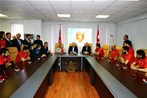Gençlik ve Spor Bakanı Akif Çağatay Kılıç, Samsunspor Kulübünü ziyaret etti.