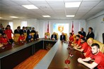 Gençlik ve Spor Bakanı Akif Çağatay Kılıç, Samsunspor Kulübünü ziyaret etti.