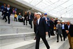 Gençlik ve Spor Bakanı Akif Çağatay Kılıç, Samsun Spor yöneticileri ve oyuncularıyla birlikte Tekkeköy’de inşaatı süren Samsun Stadyumunda inceleme yaptı.
