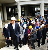 Gençlik ve Spor Bakanı Akif Çağatay Kılıç, Samsun Spor yöneticileri ve oyuncularıyla birlikte Tekkeköy’de inşaatı süren Samsun Stadyumunda inceleme yaptı.