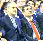 Başbakan Ahmet Davutoğlu ile Gençlik ve Spor Bakanı Akif Çağatay Kılıç, Ak Parti İstanbul İl Gençlik Kolları Kongresine katıldı.