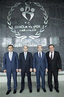 Gençlik ve Spor Bakanı Akif Çağatay Kılıç, Çanakkale Milletvekili ve İlçe Belediye Başkanları Heyetini kabul etti.