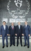 Gençlik ve Spor Bakanı Akif Çağatay Kılıç, Çanakkale Milletvekili ve İlçe Belediye Başkanları Heyetini kabul etti.