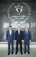 Gençlik ve Spor Bakanı Akif Çağatay Kılıç, Çanakkale Milletvekili ve İlçe Belediye Başkanları Heyetini kabul etti.