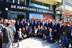 Gençlik ve Spor Bakanı Akif Çağatay Kılıç, Samsun Ak Parti Canik İlçe Başkanlığı'nı ziyaret etti.