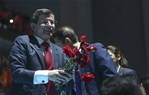 Başbakan Ahmet Davutoğlu ile Gençlik ve Spor Bakanı Akif Çağatay Kılıç, Ak Parti 25. Dönem Milletvekili Aday Tanıtım Toplantısı'na katıldı.