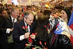 Gençlik ve Spor Bakanı Akif Çağatay Kılıç, Samsun Mustafa Dağıstanlı Spor Salonu'nda düzenlenen 2015 Genel Seçimi AK Parti Samsun Adayları Tanıtım Toplantısına katıldı.