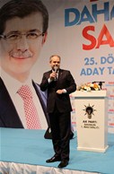 Gençlik ve Spor Bakanı Akif Çağatay Kılıç, Samsun Mustafa Dağıstanlı Spor Salonu'nda düzenlenen 2015 Genel Seçimi AK Parti Samsun Adayları Tanıtım Toplantısına katıldı.