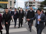 Gençlik ve Spor Bakanı Akif Çağatay Kılıç, Samsun esnafını ziyaret etti.