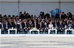 Cumhurbaşkanı Recep Tayyip Erdoğan ile Gençlik ve Spor Bakanı Akif Çağatay Kılıç, Çanakkale Kara Savaşlarının 100. Yıl Anma Törenleri'ne katıldı.