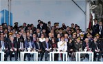 Cumhurbaşkanı Recep Tayyip Erdoğan ile Gençlik ve Spor Bakanı Akif Çağatay Kılıç, Çanakkale Kara Savaşlarının 100. Yıl Anma Törenleri'ne katıldı.