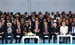 Cumhurbaşkanı Recep Tayyip Erdoğan ile Gençlik ve Spor Bakanı Akif Çağatay Kılıç, Çanakkale Kara Savaşlarının 100. Yıl Anma Törenleri'ne katıldı.