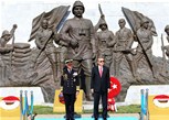 Cumhurbaşkanı Recep Tayyip Erdoğan ile Gençlik ve Spor Bakanı Akif Çağatay Kılıç, Çanakkale Kara Savaşlarının 100. Yıl Anma Törenleri'ne katıldı.