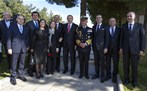 Cumhurbaşkanı Recep Tayyip Erdoğan ile Gençlik ve Spor Bakanı Akif Çağatay Kılıç, Çanakkale Kara Savaşlarının 100. Yıl Anma Törenleri'ne katıldı.