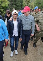 Gençlik ve Spor Bakanı Akif Çağatay Kılıç, Çanakkale Kara Savaşlarının 100. Yıl Anma Törenleri 57. Alay Vefa Yürüyüşü'ne katıldı.