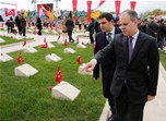 Gençlik ve Spor Bakanı Akif Çağatay Kılıç, Çanakkale Kara Savaşlarının 100. Yıl Anma Törenleri 57. Alay Şehitliği Töreni'ne katıldı.
