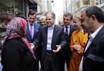 Gençlik ve Spor Bakanı Akif Çağatay Kılıç, Samsun İlkadım esnafını ziyaret etti.