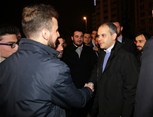 Gençlik ve Spor Bakanı Akif Çağatay Kılıç, Ak Parti Samsun mitinginin yapılacağı Cumhuriyet Meydanı'ndaki hazırlıkları inceledi.