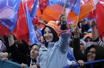 Başbakan Ahmet Davutoğlu ile Gençlik ve Spor Bakanı Akif Çağatay Kılıç, Ak Parti Samsun Mitingine katıldı.