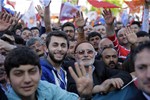 Başbakan Ahmet Davutoğlu ile Gençlik ve Spor Bakanı Akif Çağatay Kılıç, Ak Parti Samsun Mitingine katıldı.