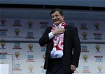 Başbakan Ahmet Davutoğlu ile Gençlik ve Spor Bakanı Akif Çağatay Kılıç, Ak Parti Samsun Mitingine katıldı.