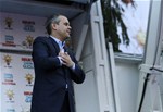Başbakan Ahmet Davutoğlu ile Gençlik ve Spor Bakanı Akif Çağatay Kılıç, Ak Parti Samsun Mitingine katıldı.