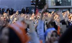 Başbakan Ahmet Davutoğlu ile Gençlik ve Spor Bakanı Akif Çağatay Kılıç, Ak Parti Samsun Mitingine katıldı.