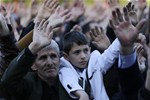 Başbakan Ahmet Davutoğlu ile Gençlik ve Spor Bakanı Akif Çağatay Kılıç, Ak Parti Samsun Mitingine katıldı.