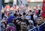 Başbakan Ahmet Davutoğlu ile Gençlik ve Spor Bakanı Akif Çağatay Kılıç, Ak Parti Samsun Mitingine katıldı.