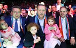 Cumhurbaşkanı Recep Tayyip Erdoğan ile Gençlik ve Spor Bakanı Akif Çağatay Kılıç, Sinan Erdem Spor Salonu'nda düzenlenen Rizeliler Buluşuyor etkinliğine katıldı.