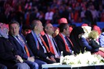 Cumhurbaşkanı Recep Tayyip Erdoğan ile Gençlik ve Spor Bakanı Akif Çağatay Kılıç, Sinan Erdem Spor Salonu'nda düzenlenen Rizeliler Buluşuyor etkinliğine katıldı.