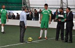 Gençlik ve Spor Bakanı Akif Çağatay Kılıç, Konya Çumra'da Adakale- Karkın Maçı başlangıç vuruşu ve kurumlar arası halı saha turnuvası kura çekimine katıldı.