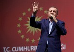 Cumhurbaşkanı Recep Tayyip Erdoğan ile Gençlik ve Spor Bakanı Akif Çağatay Kılıç, Almanya'nın Karlsruhe şehrinde DM Arena'da düzenlenen Gençlik Buluşması Etkinliğine katıldı.