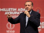 Cumhurbaşkanı Recep Tayyip Erdoğan ile Gençlik ve Spor Bakanı Akif Çağatay Kılıç, Almanya'nın Karlsruhe şehrinde DM Arena'da düzenlenen Gençlik Buluşması Etkinliğine katıldı.