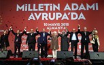 Cumhurbaşkanı Recep Tayyip Erdoğan ile Gençlik ve Spor Bakanı Akif Çağatay Kılıç, Almanya'nın Karlsruhe şehrinde DM Arena'da düzenlenen Gençlik Buluşması Etkinliğine katıldı.