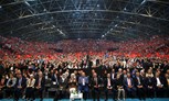 Cumhurbaşkanı Recep Tayyip Erdoğan ile Gençlik ve Spor Bakanı Akif Çağatay Kılıç, Belçika'nın Hasselt kentindeki Ethias Arena'da düzenlenen Gençlik Buluşması Etkinliğine katıldı.