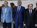 Cumhurbaşkanı Recep Tayyip Erdoğan ile Gençlik ve Spor Bakanı Akif Çağatay Kılıç, Rize'de düzenlenen toplu açılış törenine katıldı.
