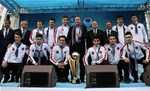 Cumhurbaşkanı Recep Tayyip Erdoğan ile Gençlik ve Spor Bakanı Akif Çağatay Kılıç, Trabzon'da düzenlenen toplu açılış törenine katıldı.