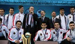 Cumhurbaşkanı Recep Tayyip Erdoğan ile Gençlik ve Spor Bakanı Akif Çağatay Kılıç, Trabzon'da düzenlenen toplu açılış törenine katıldı.