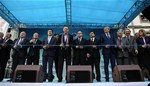 Cumhurbaşkanı Recep Tayyip Erdoğan ile Gençlik ve Spor Bakanı Akif Çağatay Kılıç, Trabzon'da düzenlenen toplu açılış törenine katıldı.