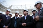 Gençlik ve Spor Bakanı Akif Çağatay Kılıç, Sivas Stadyumu'nda inceleme yaptı.
