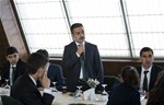 Gençlik ve Spor Bakanı Akif Çağatay Kılıç, Gençlik Haftası programı çerçevesinde kutlamalar için Ankara’ya gelen temsilci gençleri kabul etti.
