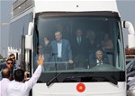Cumhurbaşkanı Recep Tayyip Erdoğan ile Gençlik ve Spor Bakanı Akif Çağatay Kılıç, Samsun'da düzenlenen Toplu Açılış Töreni'ne katıldı.