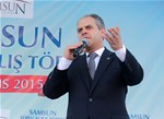 Cumhurbaşkanı Recep Tayyip Erdoğan ile Gençlik ve Spor Bakanı Akif Çağatay Kılıç, Samsun'da düzenlenen Toplu Açılış Töreni'ne katıldı.