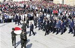 Gençlik ve Spor Bakanı Akif Çağatay Kılıç, 19 Mayıs Atatürk’ü Anma Gençlik ve Spor Bayramı dolasıyla Anıtkabir'de gerçekleştirilen resmi törene katıldı.