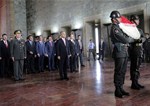Gençlik ve Spor Bakanı Akif Çağatay Kılıç, 19 Mayıs Atatürk’ü Anma Gençlik ve Spor Bayramı dolasıyla Anıtkabir'de gerçekleştirilen resmi törene katıldı.