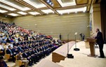 Cumhurbaşkanı Recep Tayyip Erdoğan, Gençlik ve Spor Bakanı Akif Çağatay Kılıç ile beraberindeki gençleri Cumhurbaşkanlığı Sarayı'nda kabul etti.