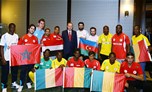 Cumhurbaşkanı Recep Tayyip Erdoğan, Gençlik ve Spor Bakanı Akif Çağatay Kılıç ile beraberindeki gençleri Cumhurbaşkanlığı Sarayı'nda kabul etti.